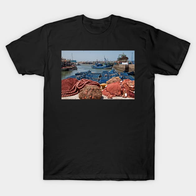 Morocco. Essaouira. Fishing Port. T-Shirt by vadim19